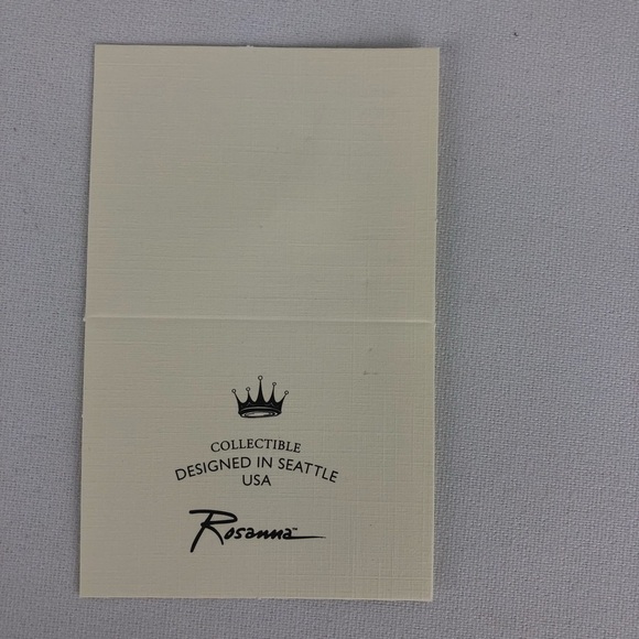 Rosanna Let’s Flamingle Flamingo 🦩 Tropical Jewelry Ceramic Tray - Picture 5 of 6